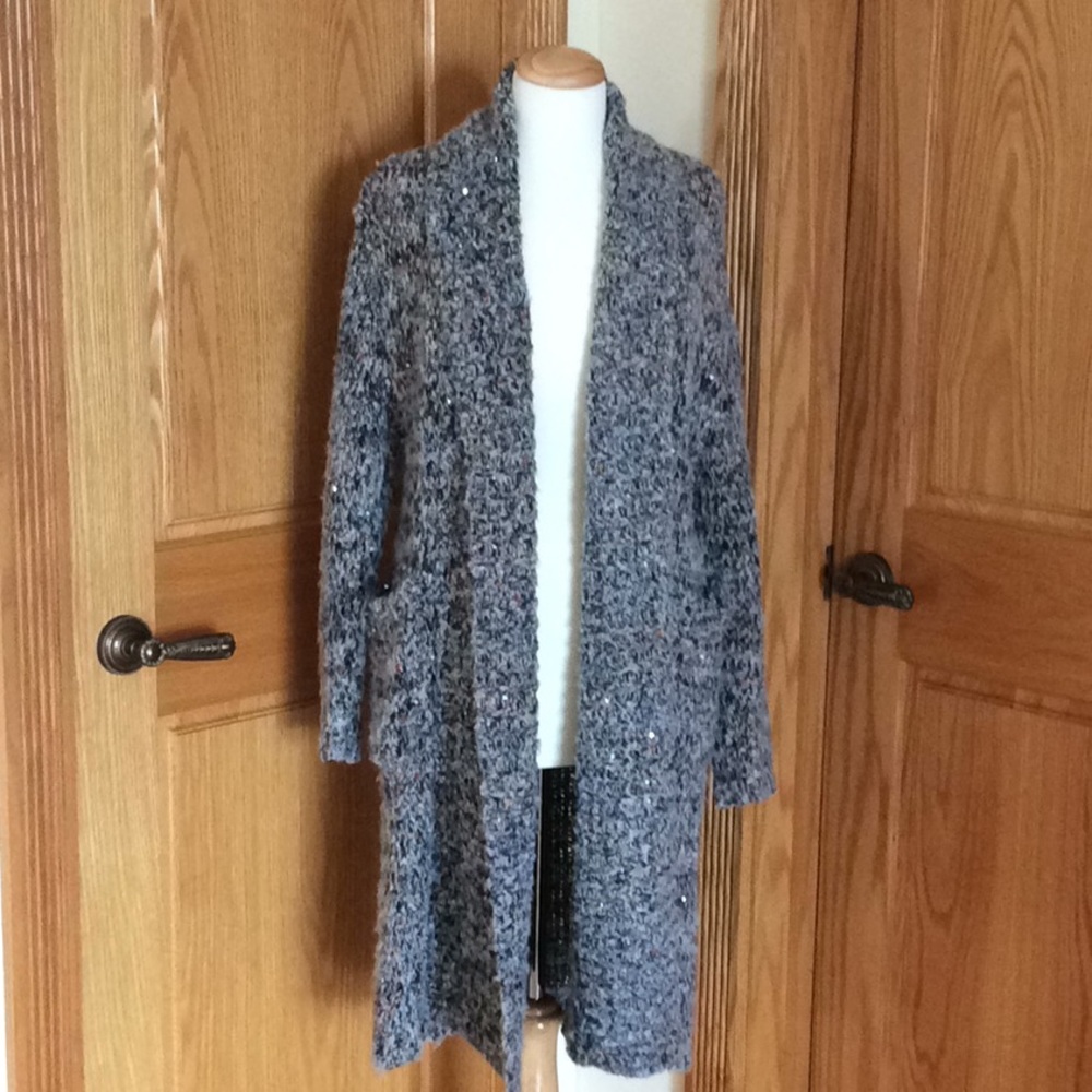 ZARA KNIT Long Cardigan.